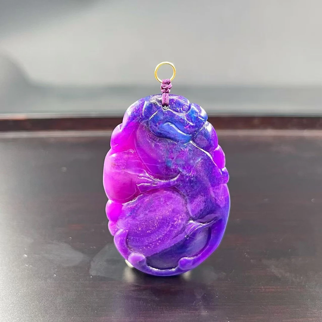 舒俱来老油料 18k金幻彩吊坠 卡30.8mm*47.5mm*6.6mm