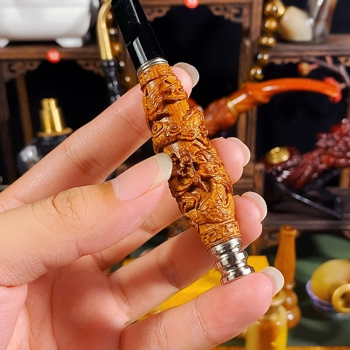 高端定制金丝楠烟嘴
