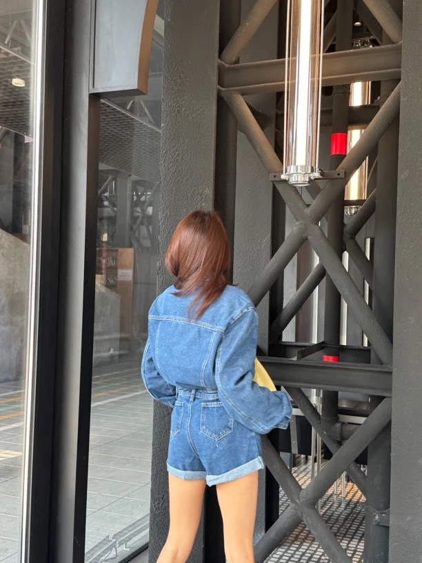 2025东大门大福利连体牛仔套装