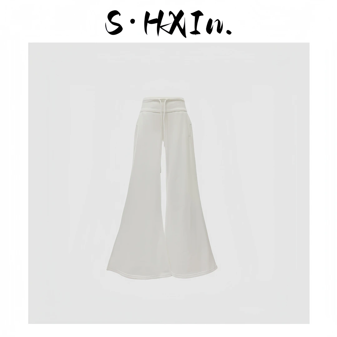 「S·HXIn.」店主自留款年度满分裤松紧腰微阔喇叭裤巨显腿长！！