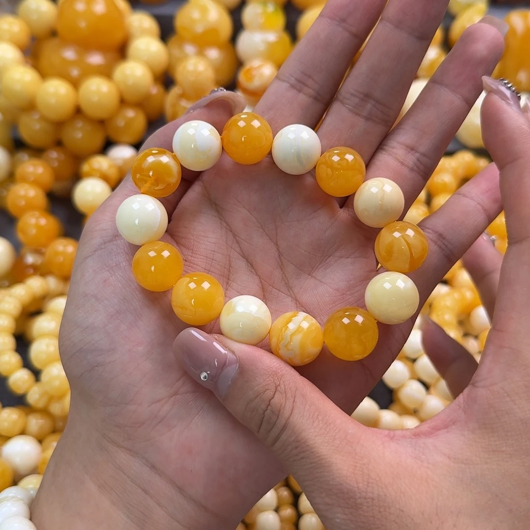 蜜蜡未镶嵌珠宝奇石15‘mm