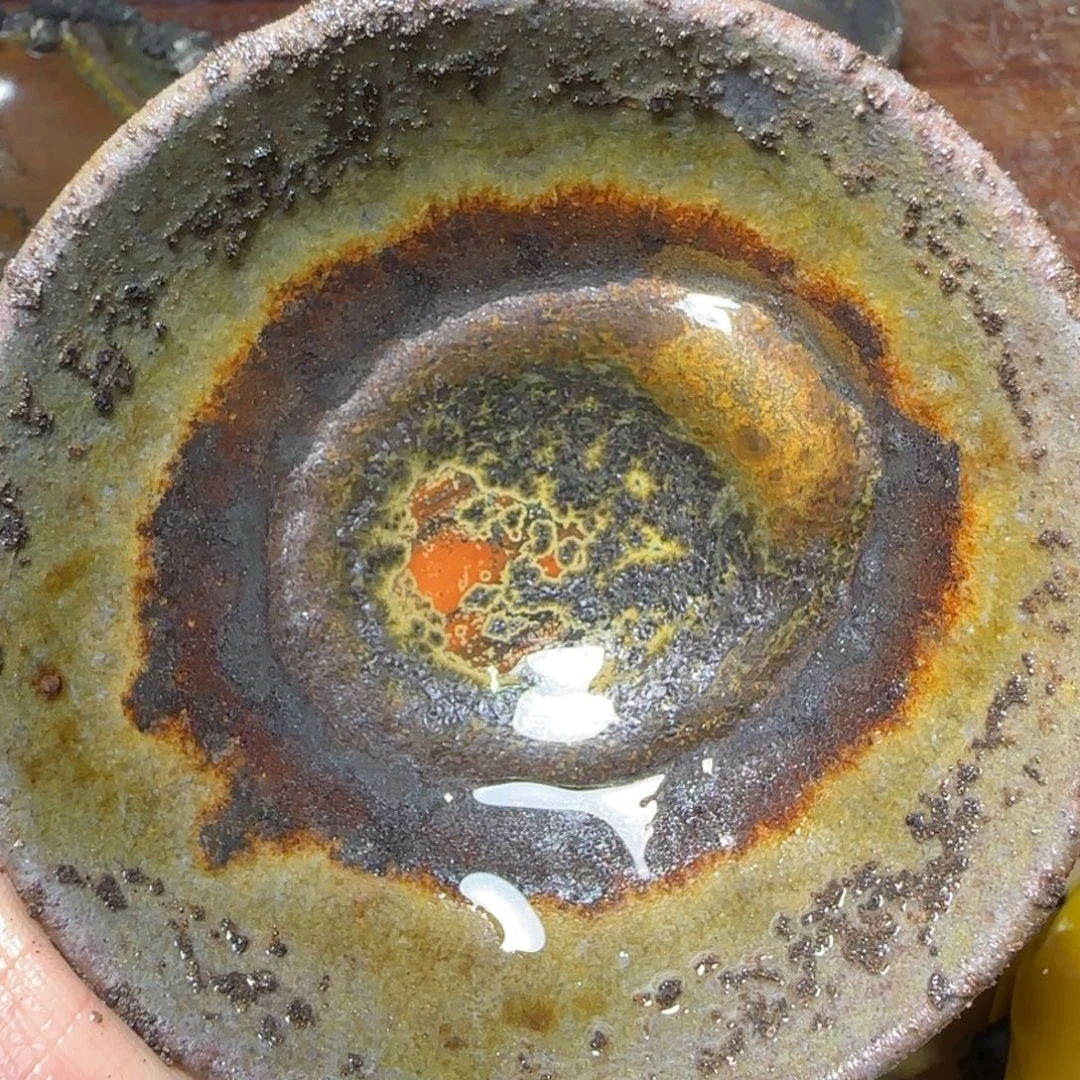 柴烧建盏茶盏茶杯285