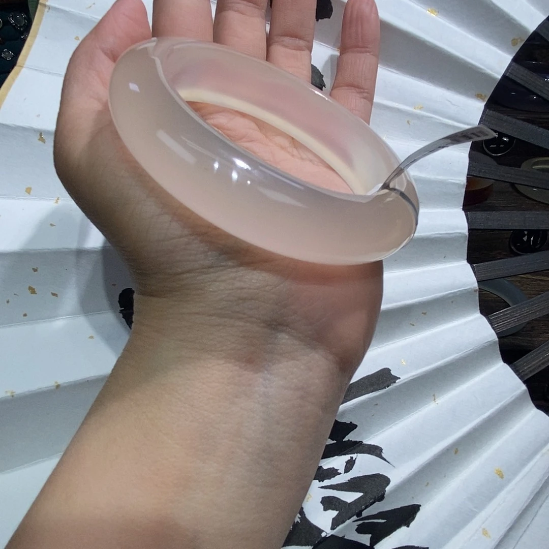 玛瑙/玉髓手镯未镶嵌7*4