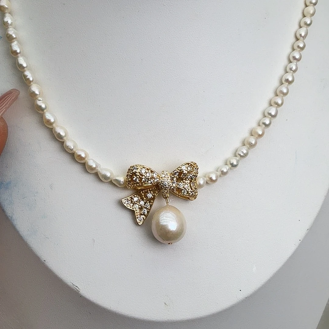 淡水珍珠未镶嵌颈饰