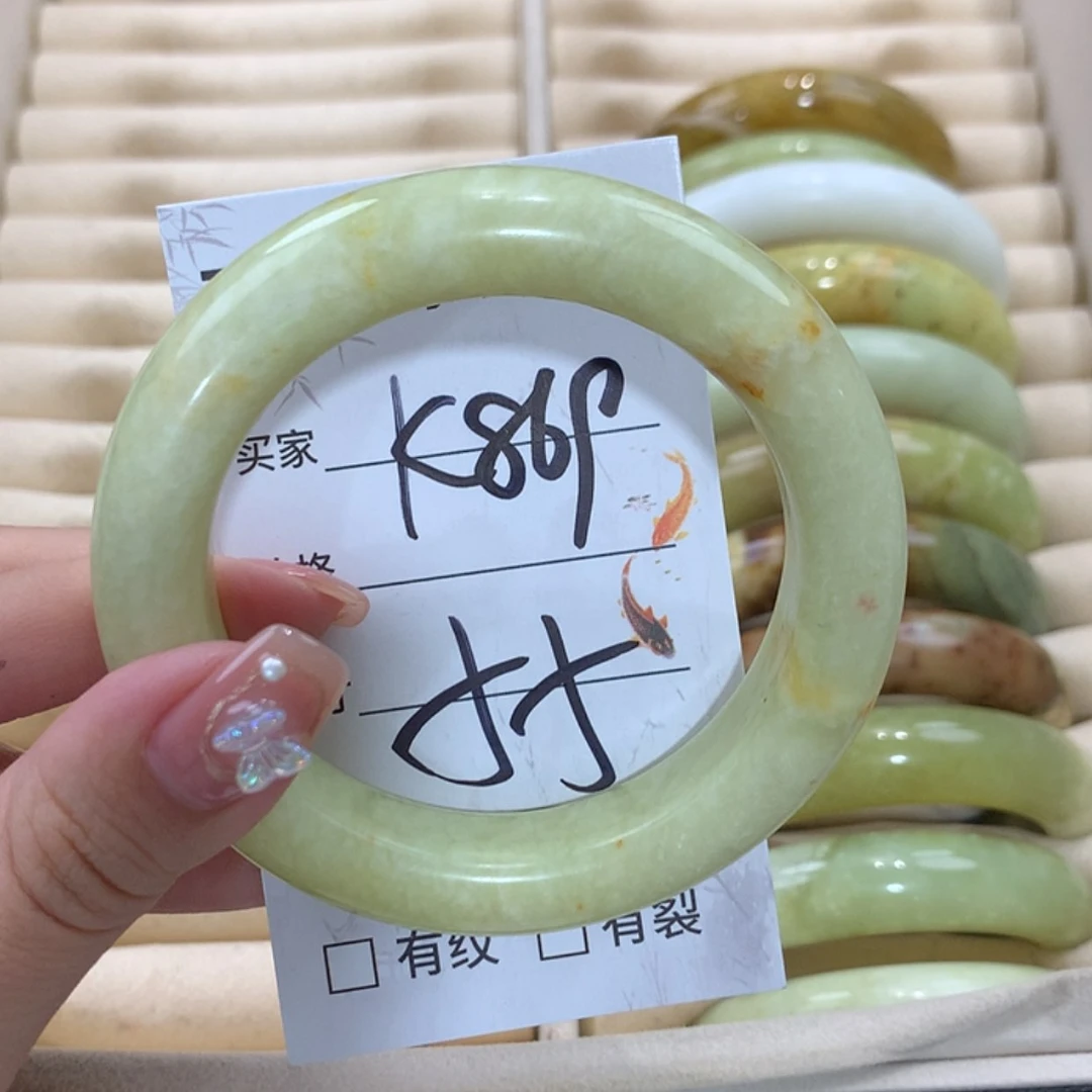 【闪购商品】合金蛇纹石玉手镯