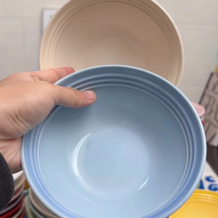 瓷片微瑕2个温哥华面碗650毫升