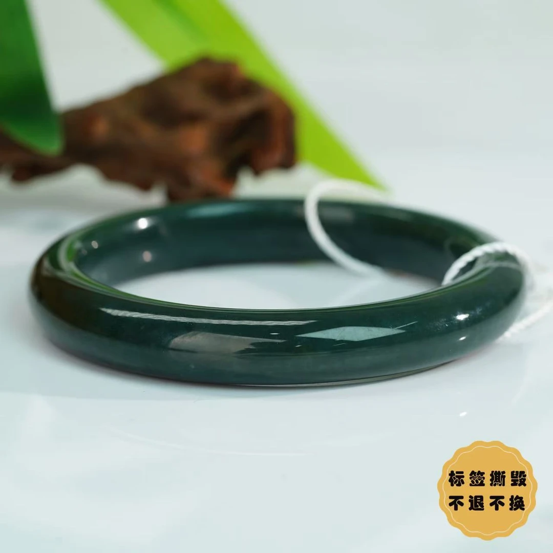 【小北好物】和田玉手镯17QH09X716【多样性发一件】圈口52-62