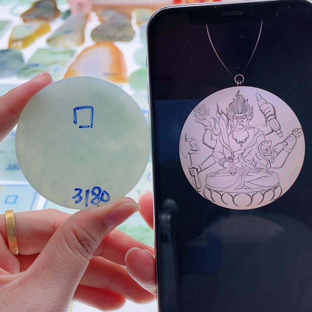 定制翡翠未镶嵌天然