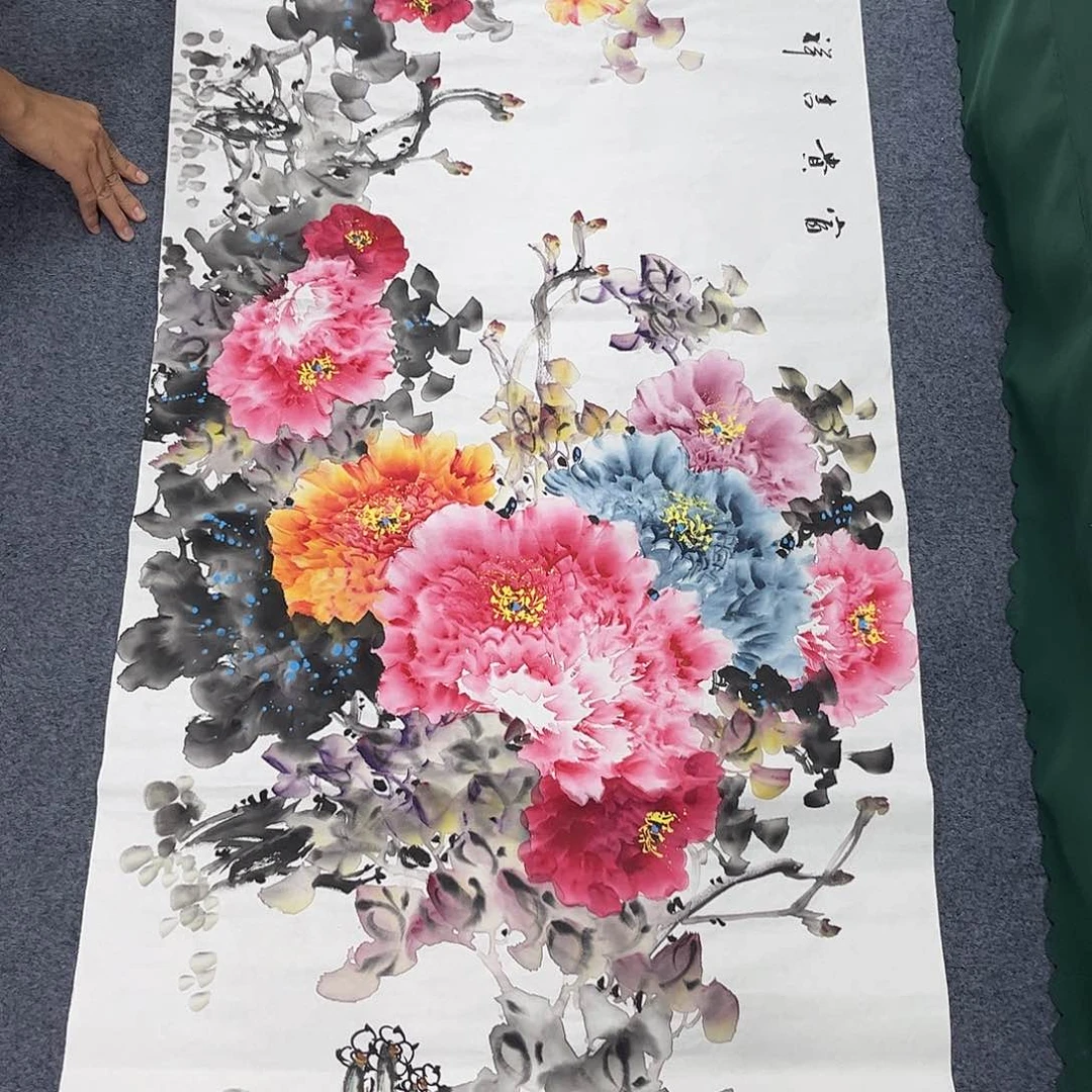 国画宣纸画画纯手绘作品