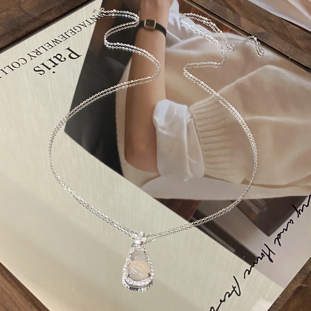 坠链均925银锆石 镀K金 新国风 葫芦轻奢高级感项链X8186