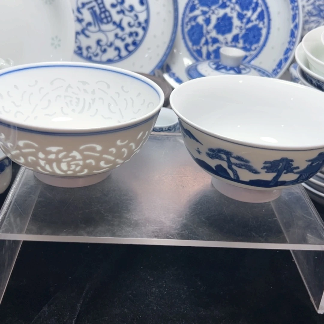 5寸素玲珑2个梧桐特白2个