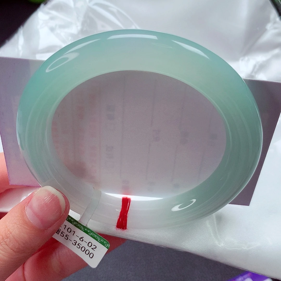 翡翠未镶嵌手镯缅甸天然a货翡翠手镯