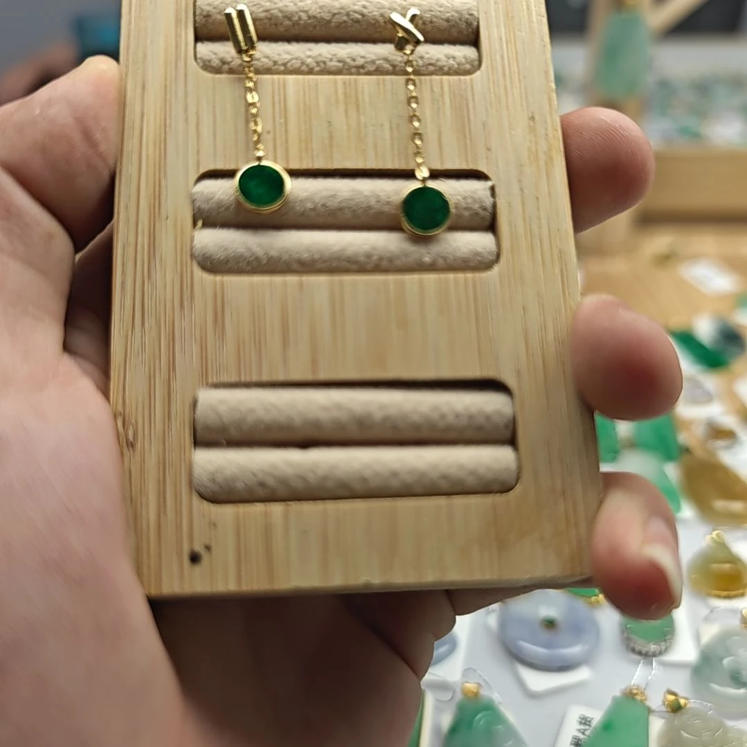 翡翠银S925镶嵌颈饰