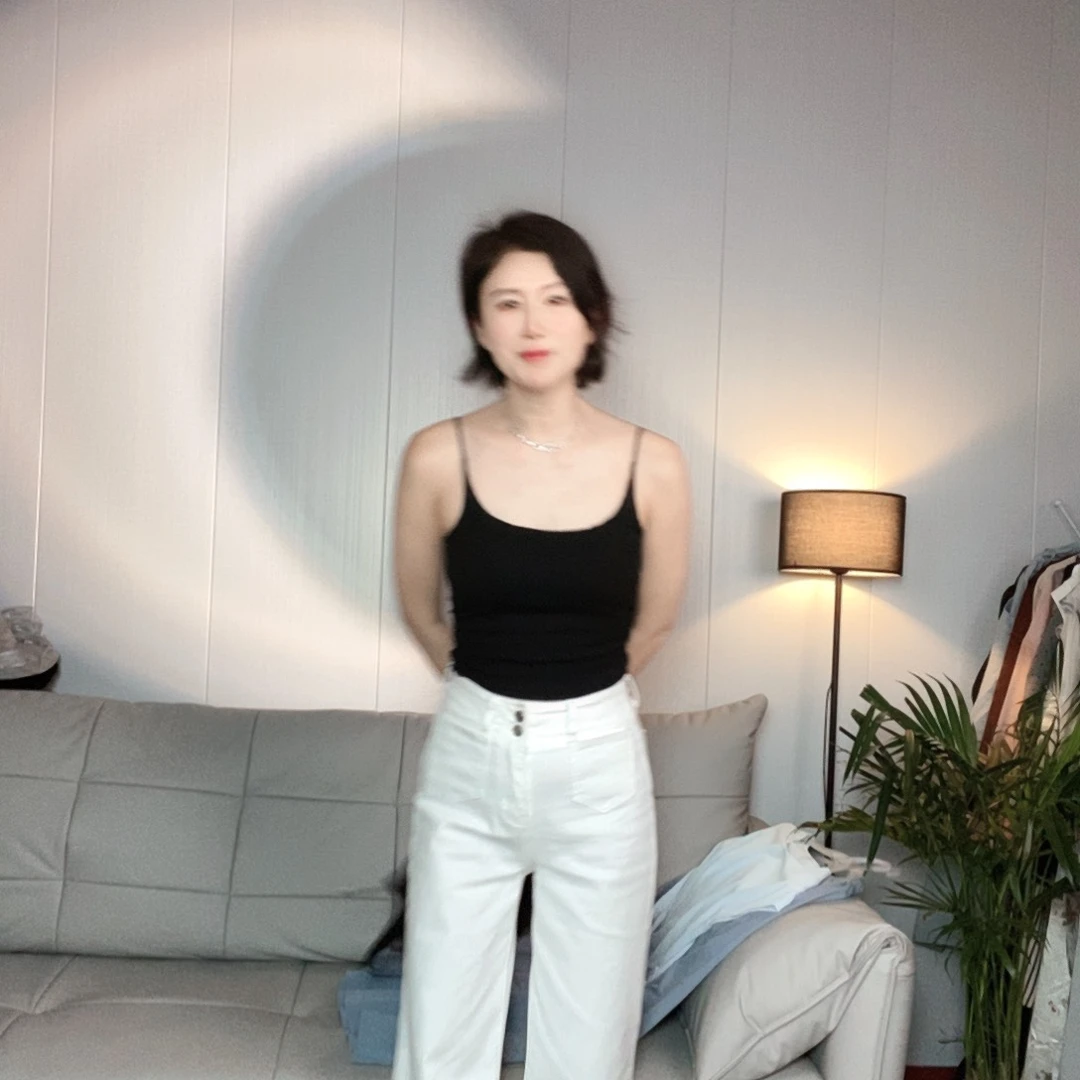 微喇白色牛仔裤m l xl