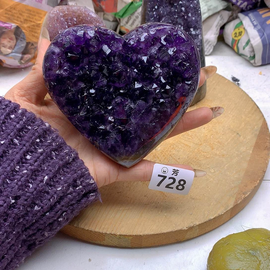 紫晶大型摆件（非配饰）未镶嵌