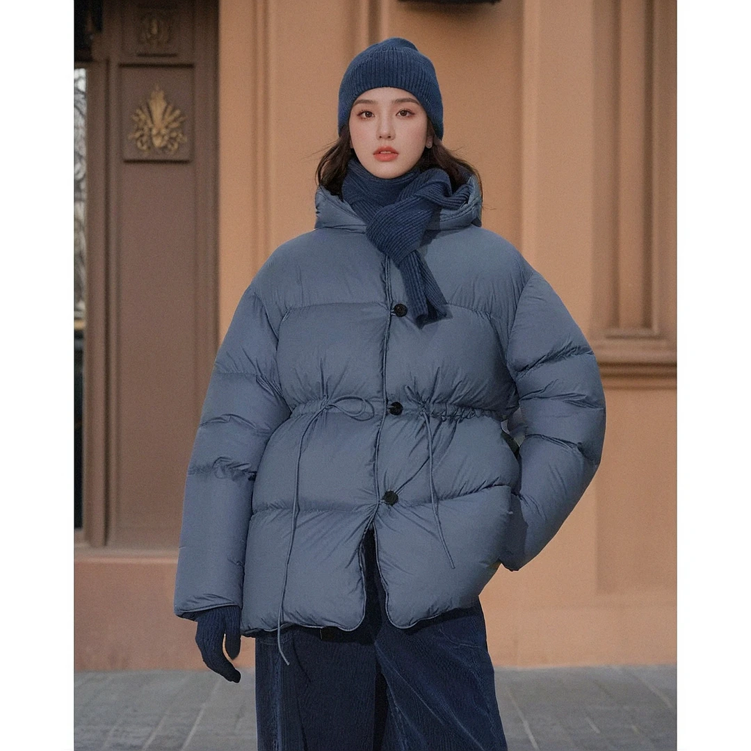 超轻保暖尼龙女装[运动]冬季加厚保暖泡芙羽绒服女