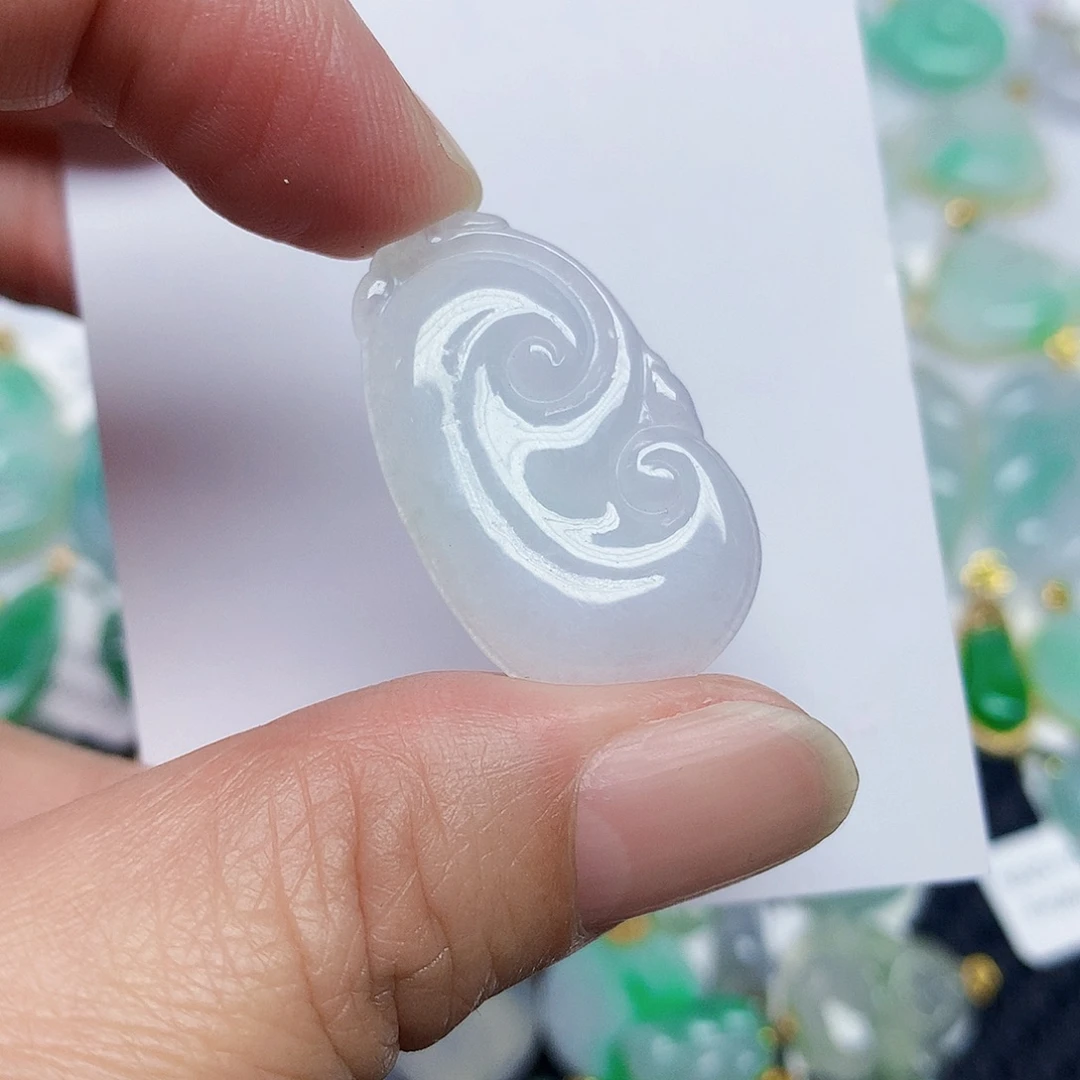 翡翠未镶嵌颈饰3444677