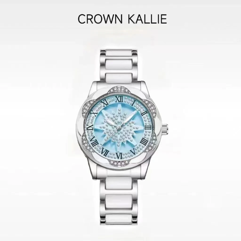 Crown Kallie【旋转雪花】满天星系列旋转设计全自动女士腕表ck8141