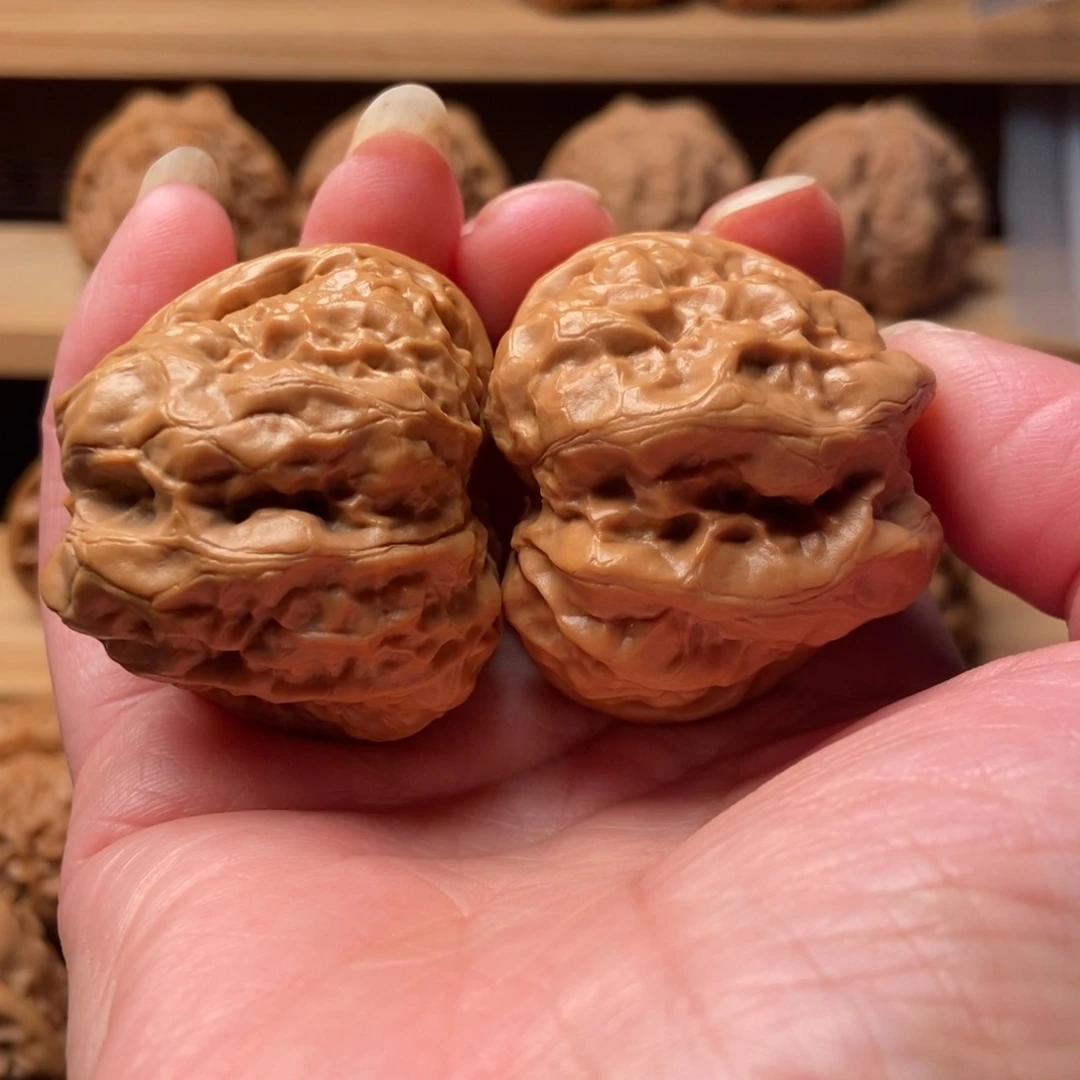 文玩核桃把件蛤蟆头41