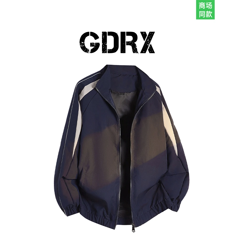 GDRX男士夹克2024秋冬新款运动户外百搭上衣时尚潮流宽松休闲外套