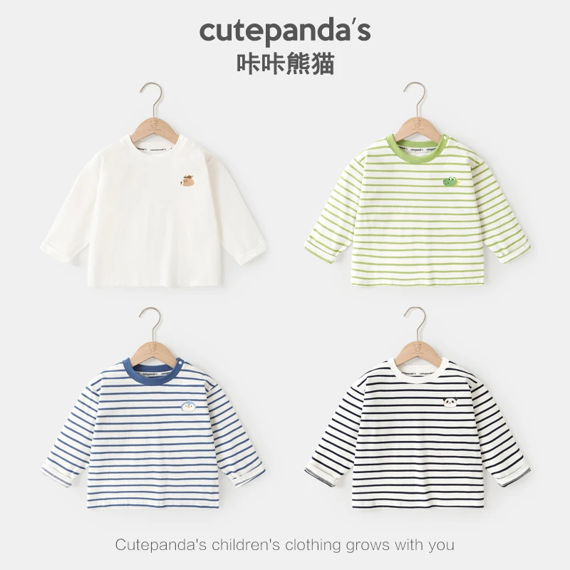 【现货】婴童长袖t恤婴儿衣服春秋男童女童上衣儿童打底衫童装Y9778