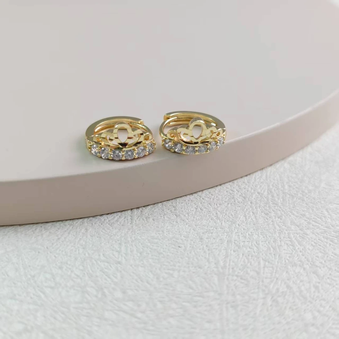 XUPING/旭平首饰 合金合成锆石耳饰 【参与满赠】 GDQ  A00715305