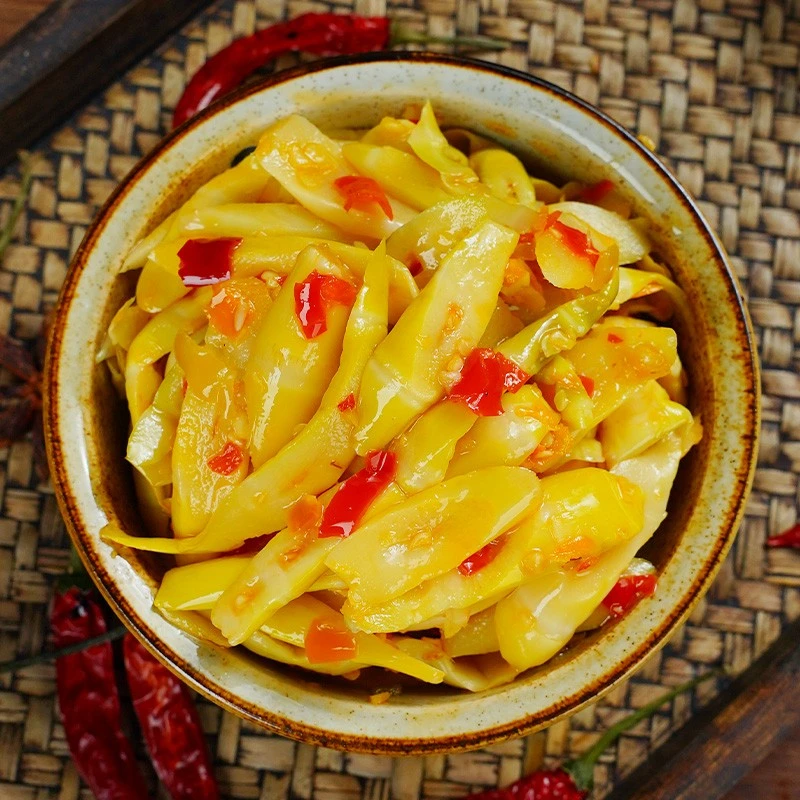 衡阳酸辣小笋下饭菜湖南特产剁椒笋丝嫩笋尖辣椒酱咸菜即食238克