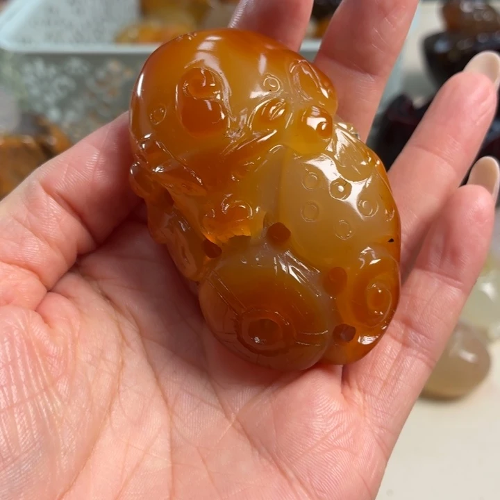 玛瑙/玉髓未镶嵌吊坠(不含链)