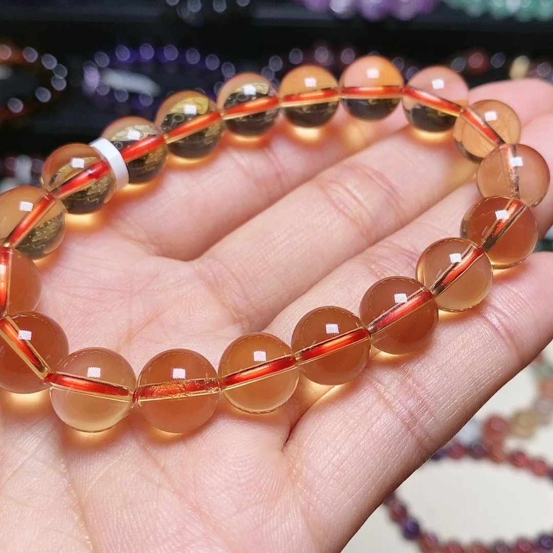 水晶手串未镶嵌黄水晶