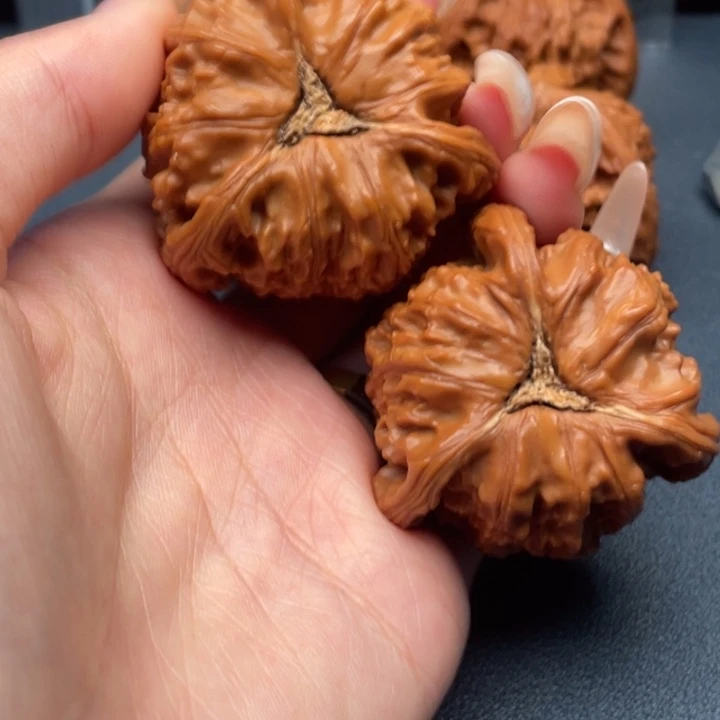 趙***財文玩核桃吊坠白狮子