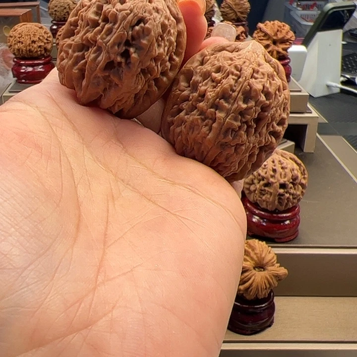 文玩核桃把件37 蒜头 a-024