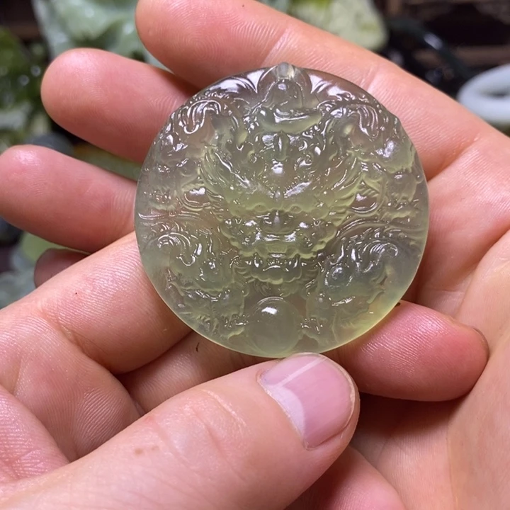 岫玉未镶嵌岫玉颈饰一**佛