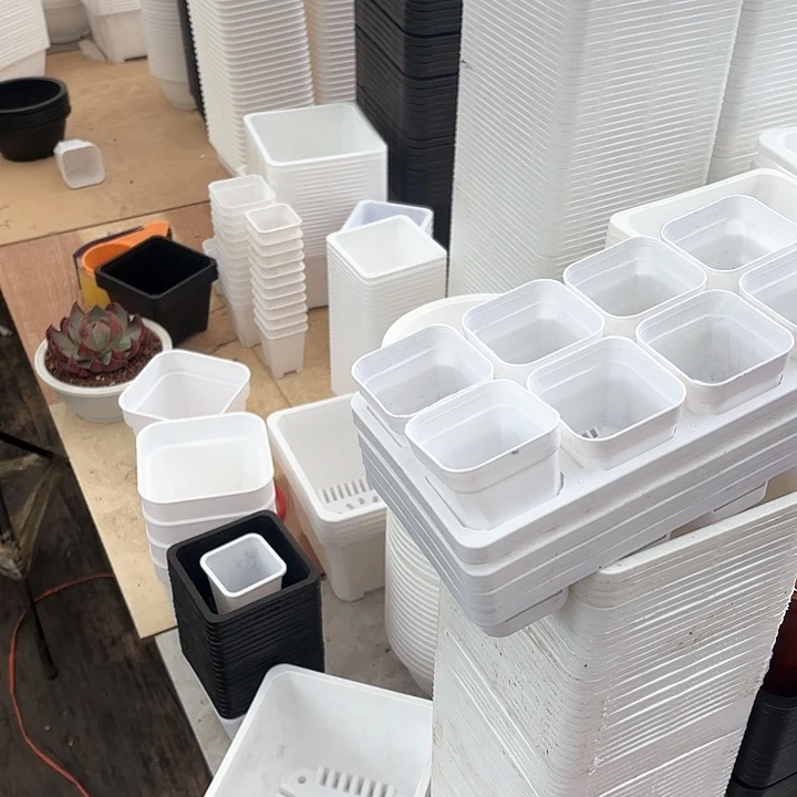 50白方盆40个，50专用托架5个