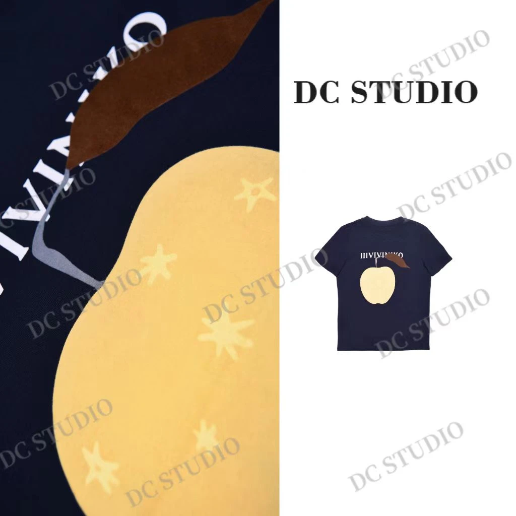 DC STUDIO【热情洋溢】2025春夏季新款清新减龄时尚百搭宽松印花T恤