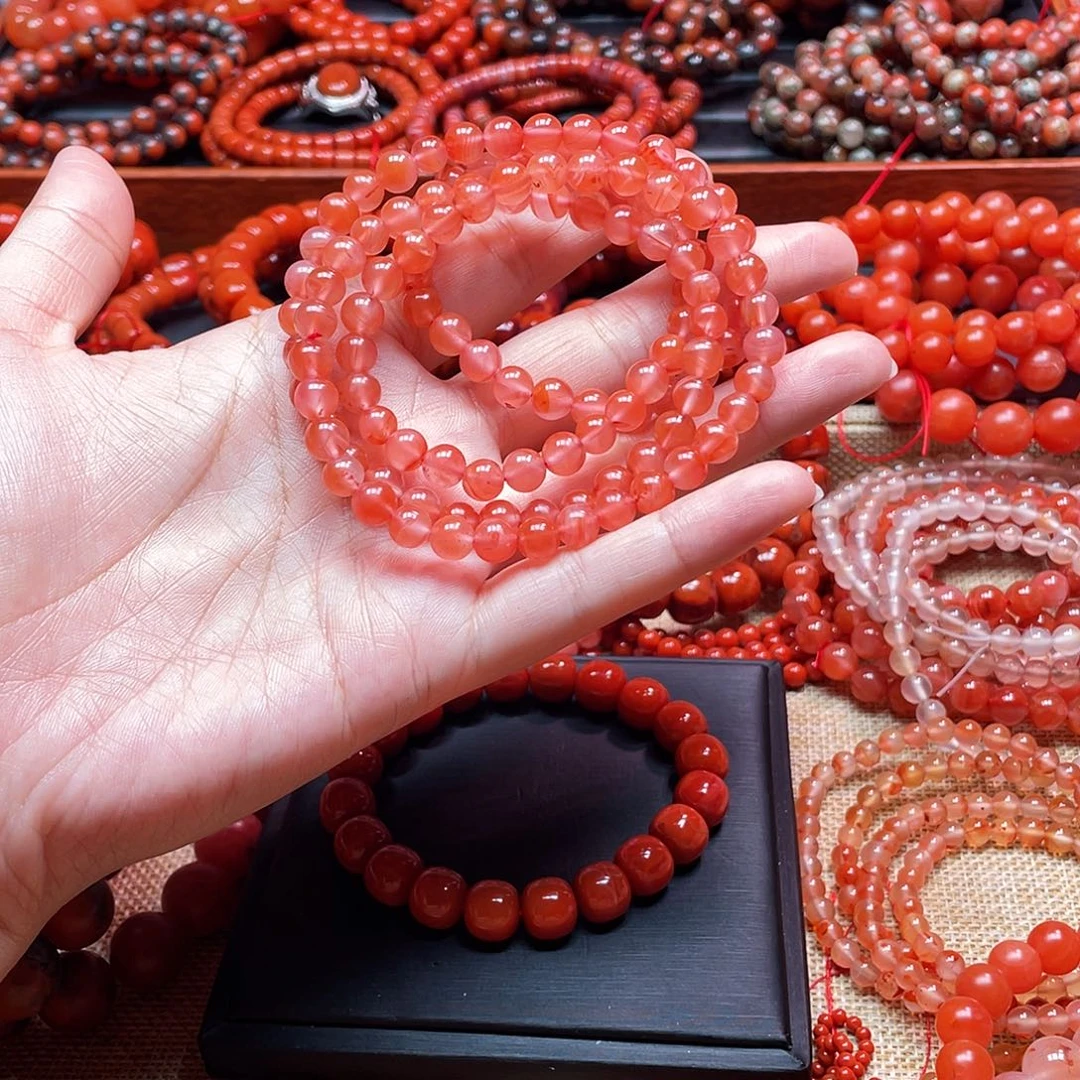 手链未镶嵌南红玛瑙小***?