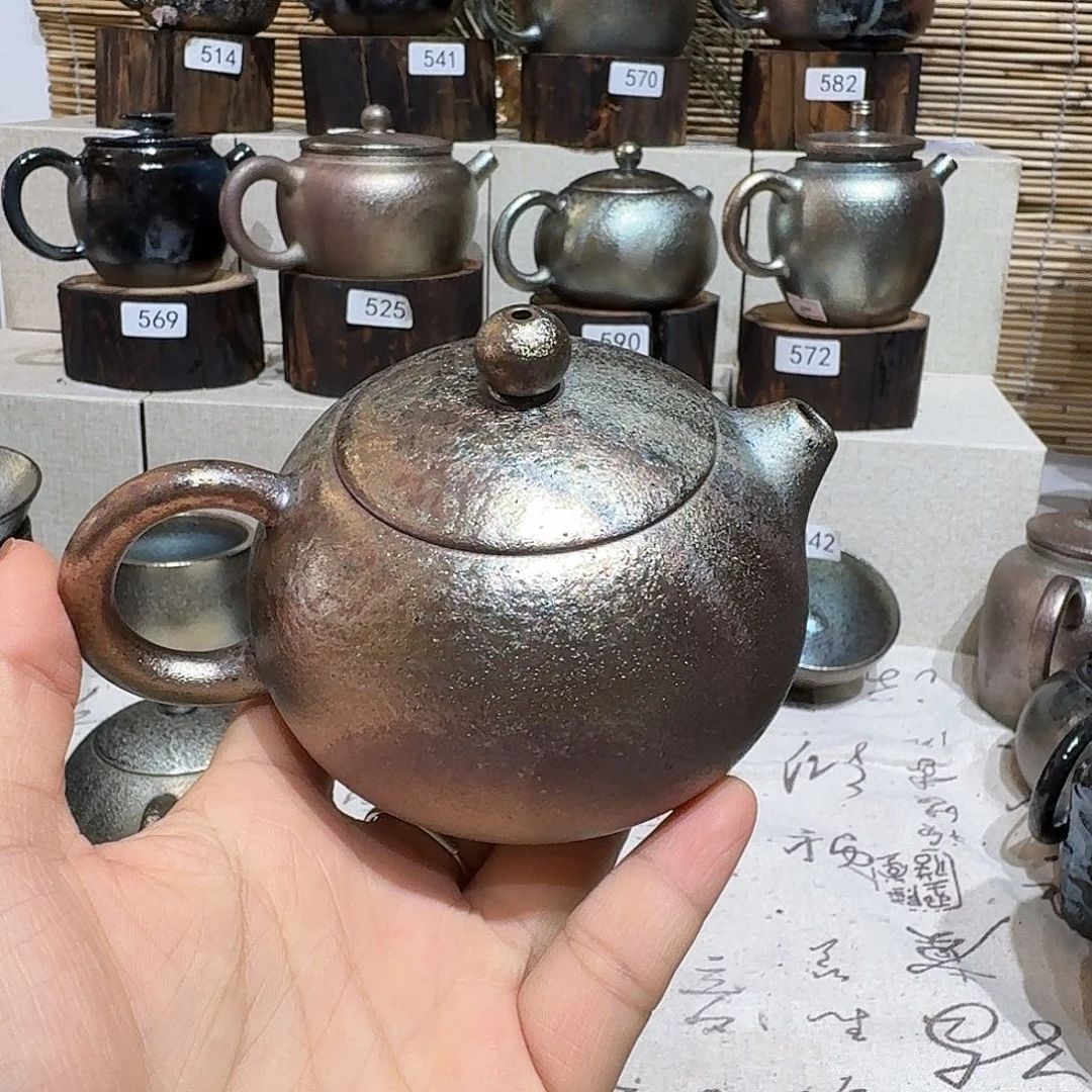 (***)杯建水紫陶紫泥柴烧壶