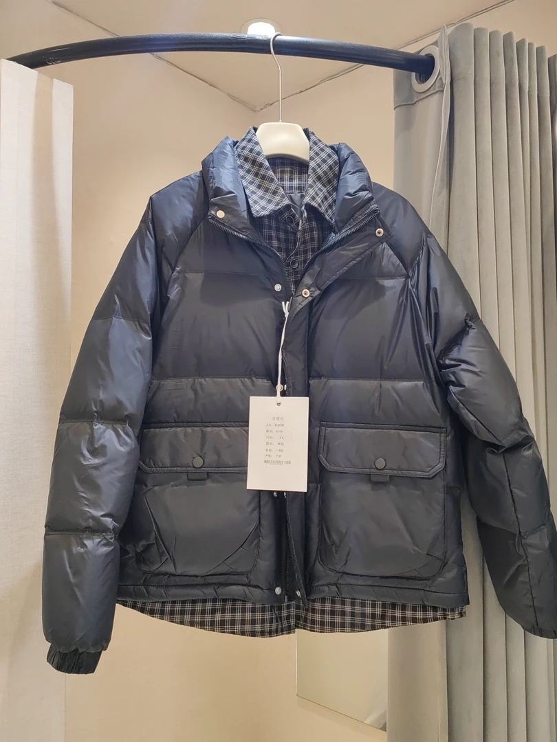 男士假两件外套时尚休闲百搭