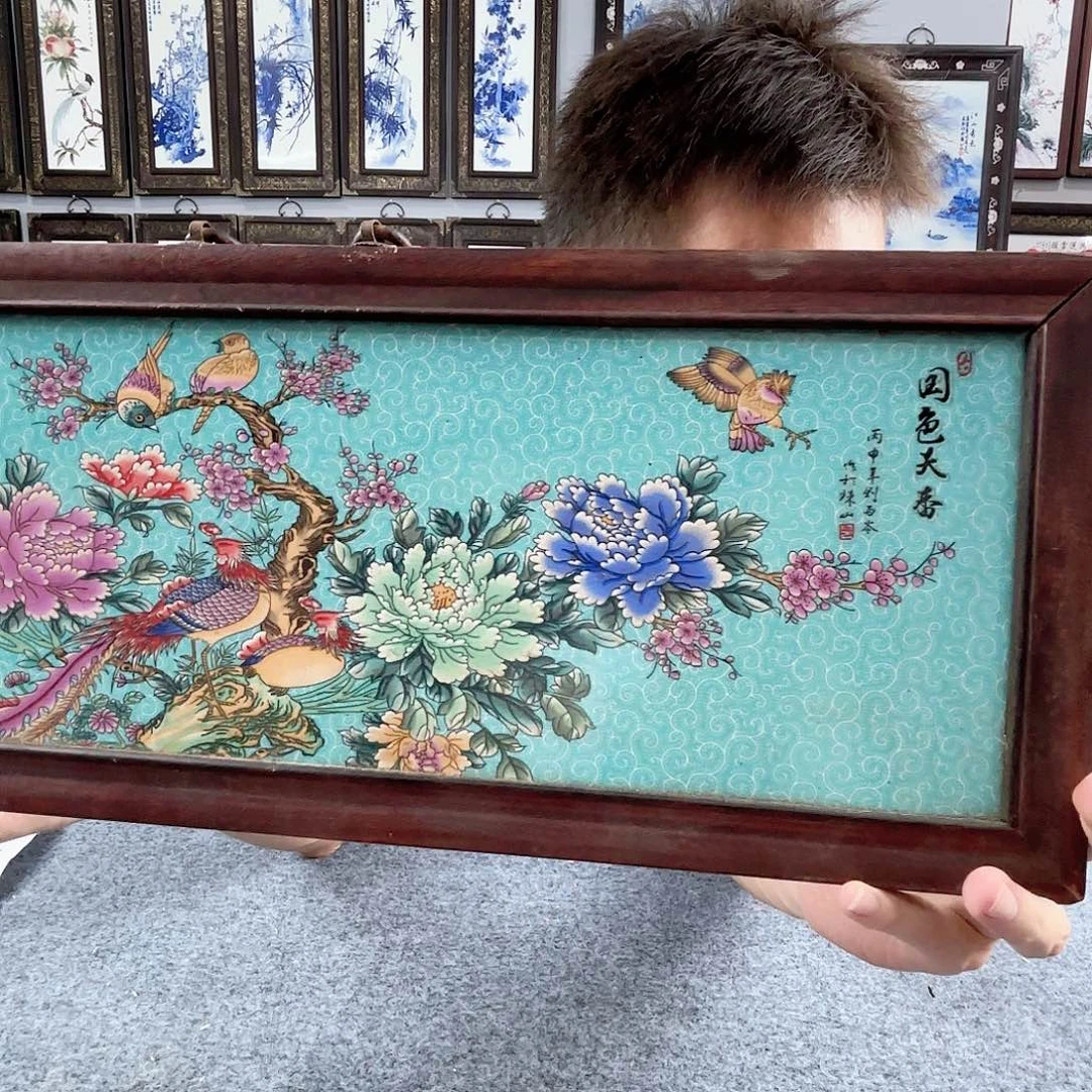 摆件景德镇陶瓷瓷板画