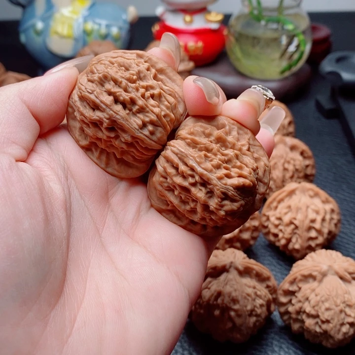 文玩核桃把件四座楼40