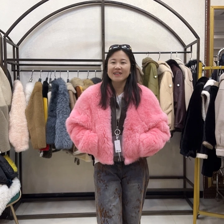 真皮皮衣皮毛一体110斤以内