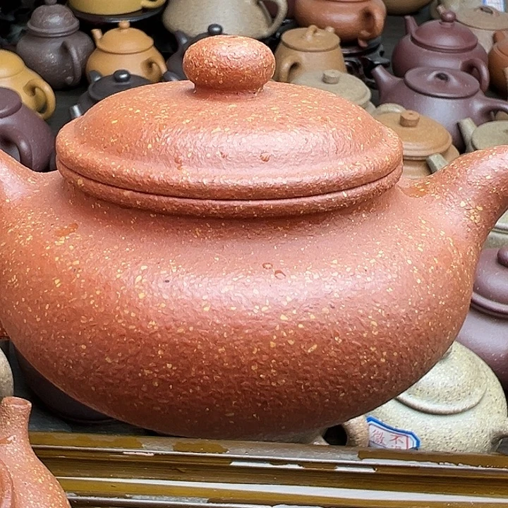 茶壶紫砂仿古红降坡
