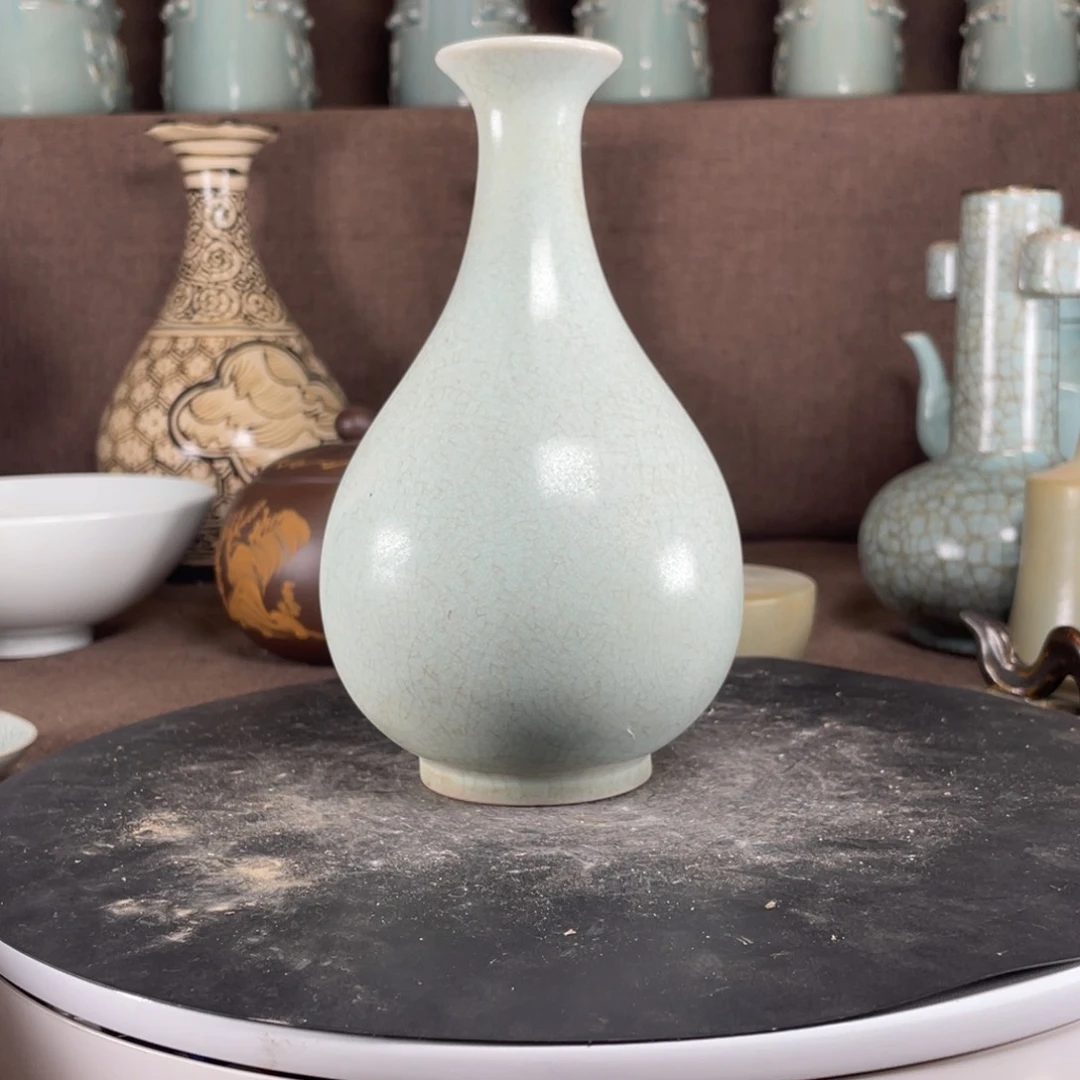 窑408汝窑玉壶春瓶