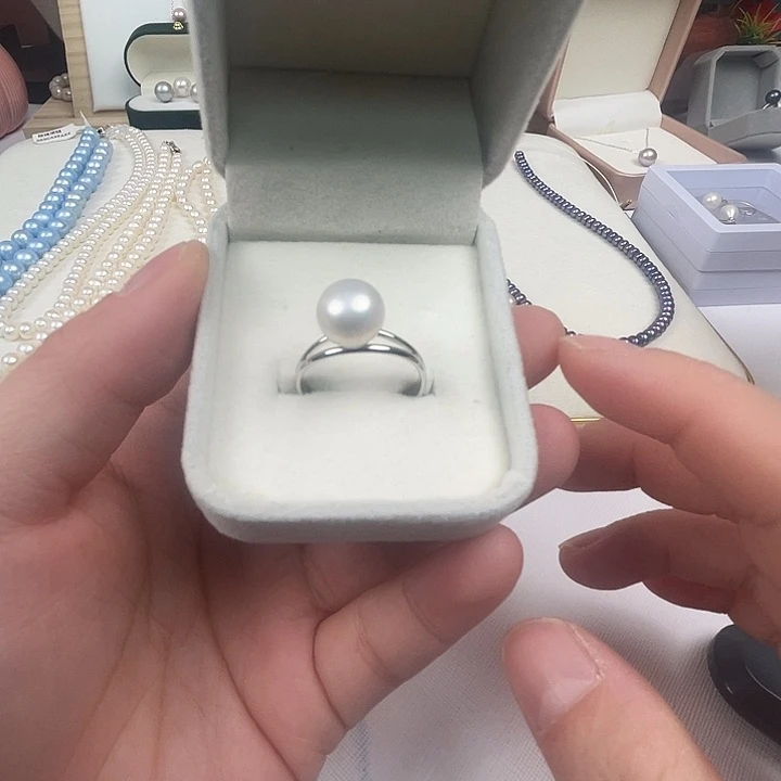 淡水珍珠未镶嵌手链戒指