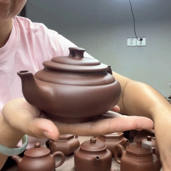 茶壶紫砂抖**户泥料底槽清