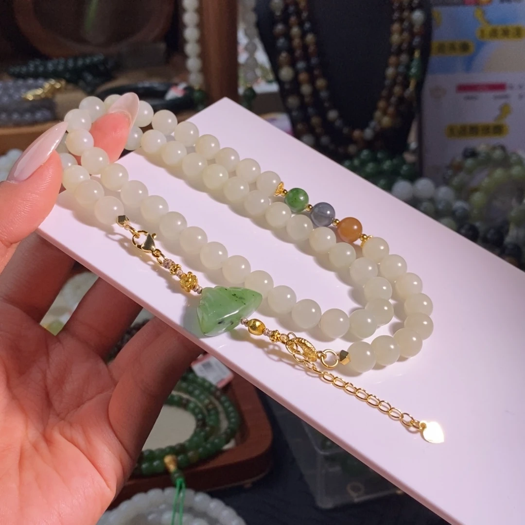 和田玉未镶嵌手链