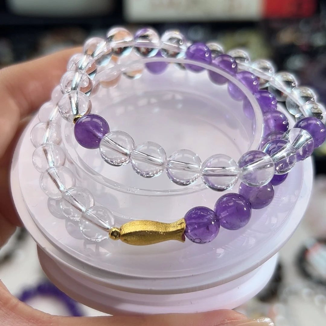 水晶手串未镶嵌水晶手串