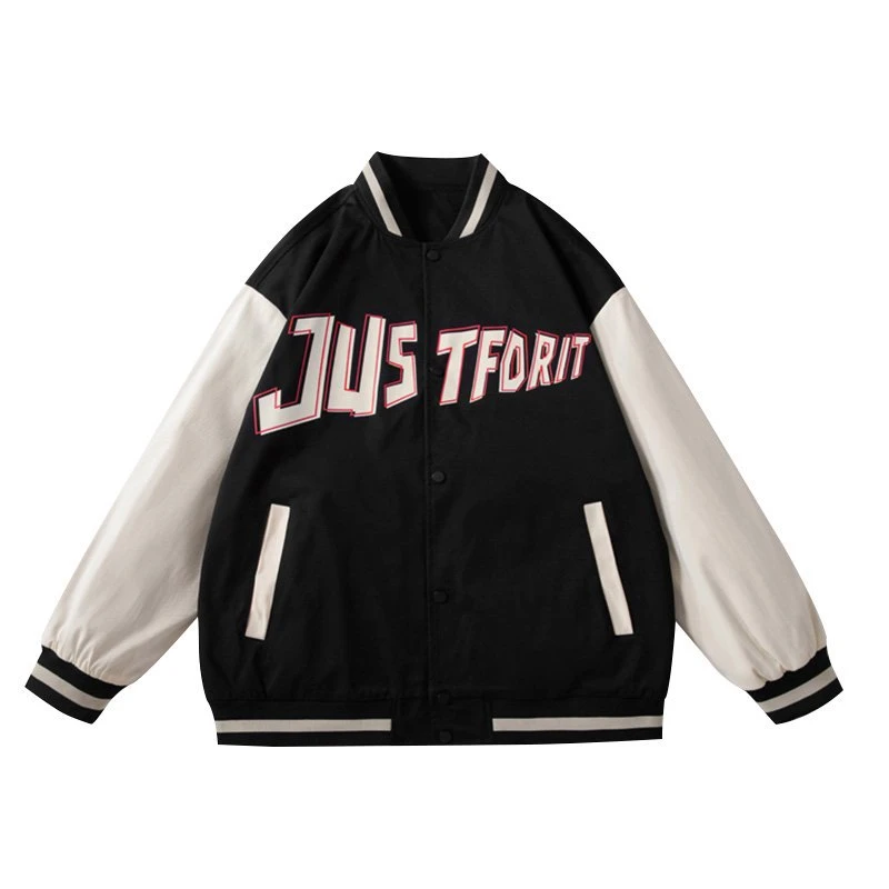 时尚潮流大学生情侣同款棒球服817