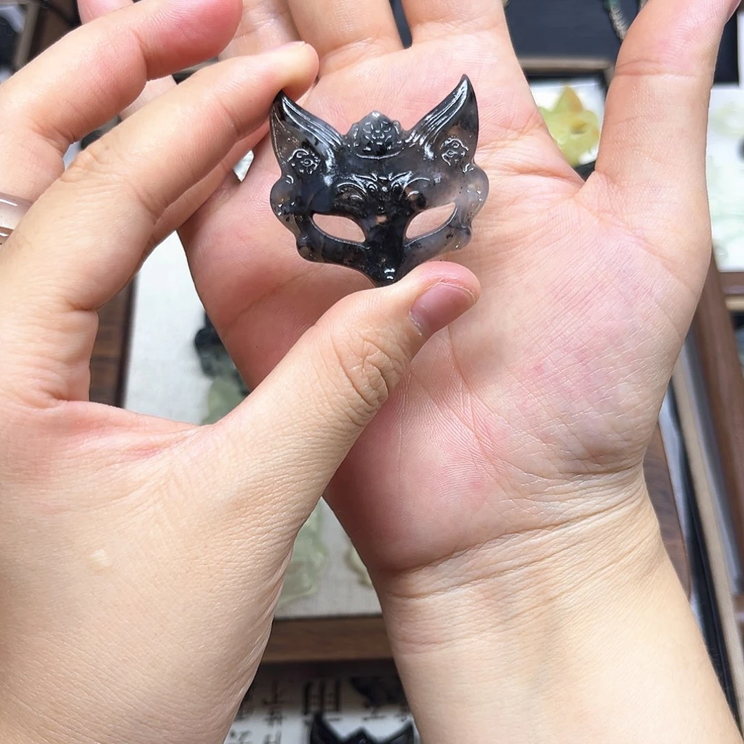 合金蛇纹石玉吊坠(赠链)