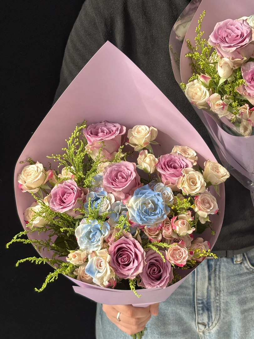 【紫色梦境】紫霞仙子包装成花束发货，云南鲜花，顺丰冷链发货