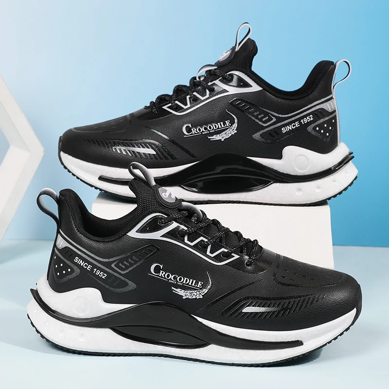 鳄鱼恤时尚百搭软轻弹休闲鞋防滑休闲男鞋情侣鞋EY1206